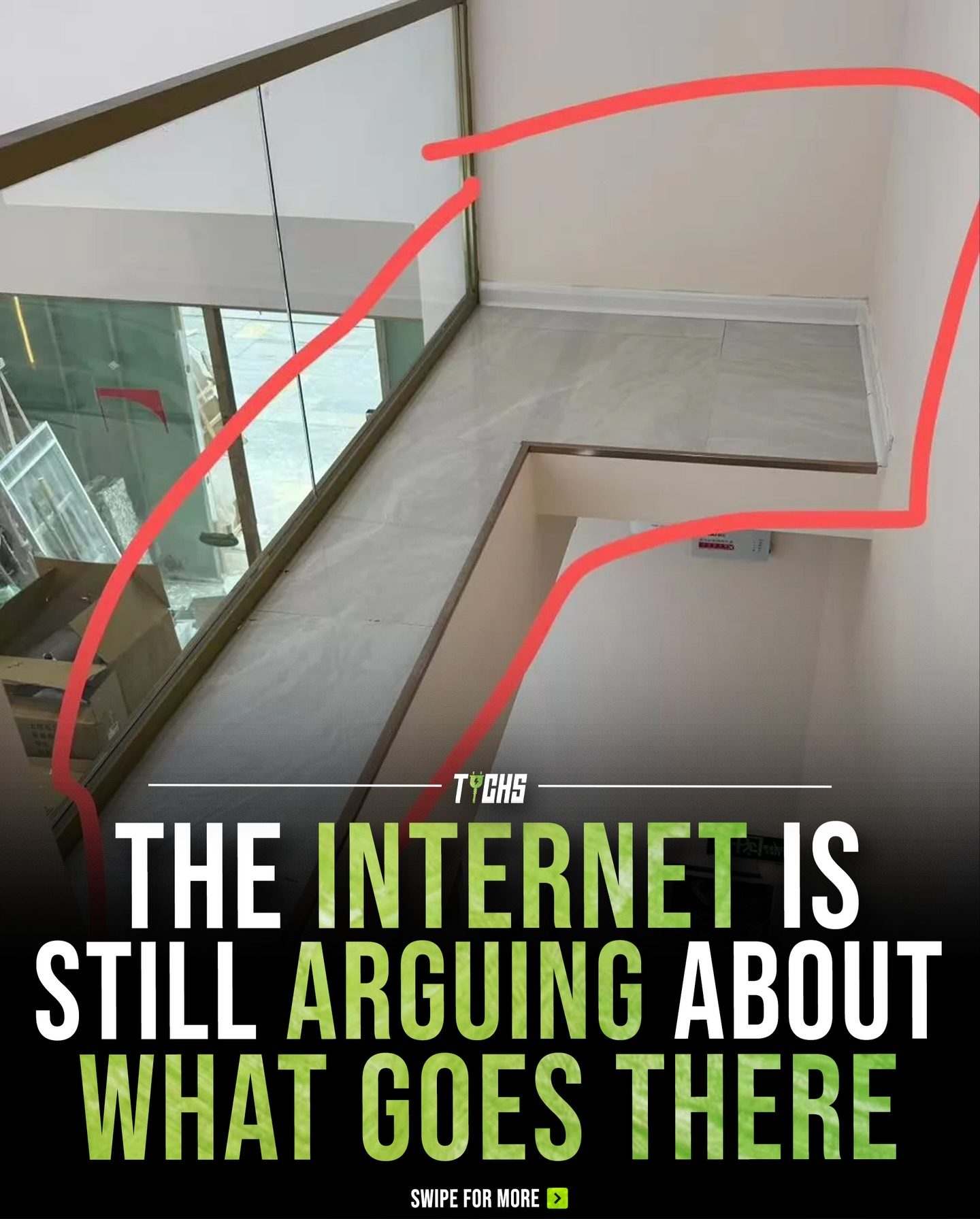 Unusual Staircase Nook Sparks Creative Debate Online