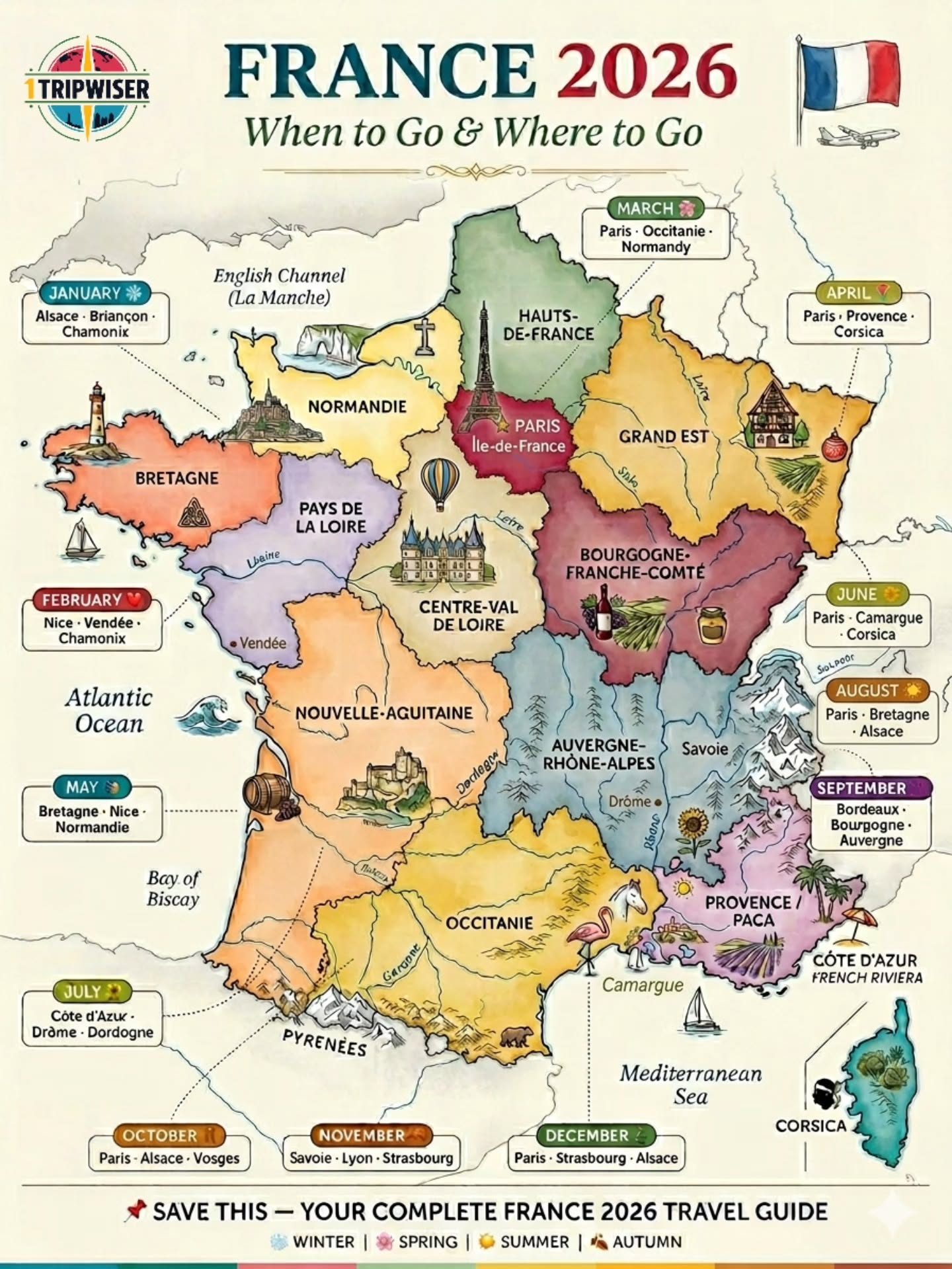 France 2026: Best Months to Visit and Where to Go