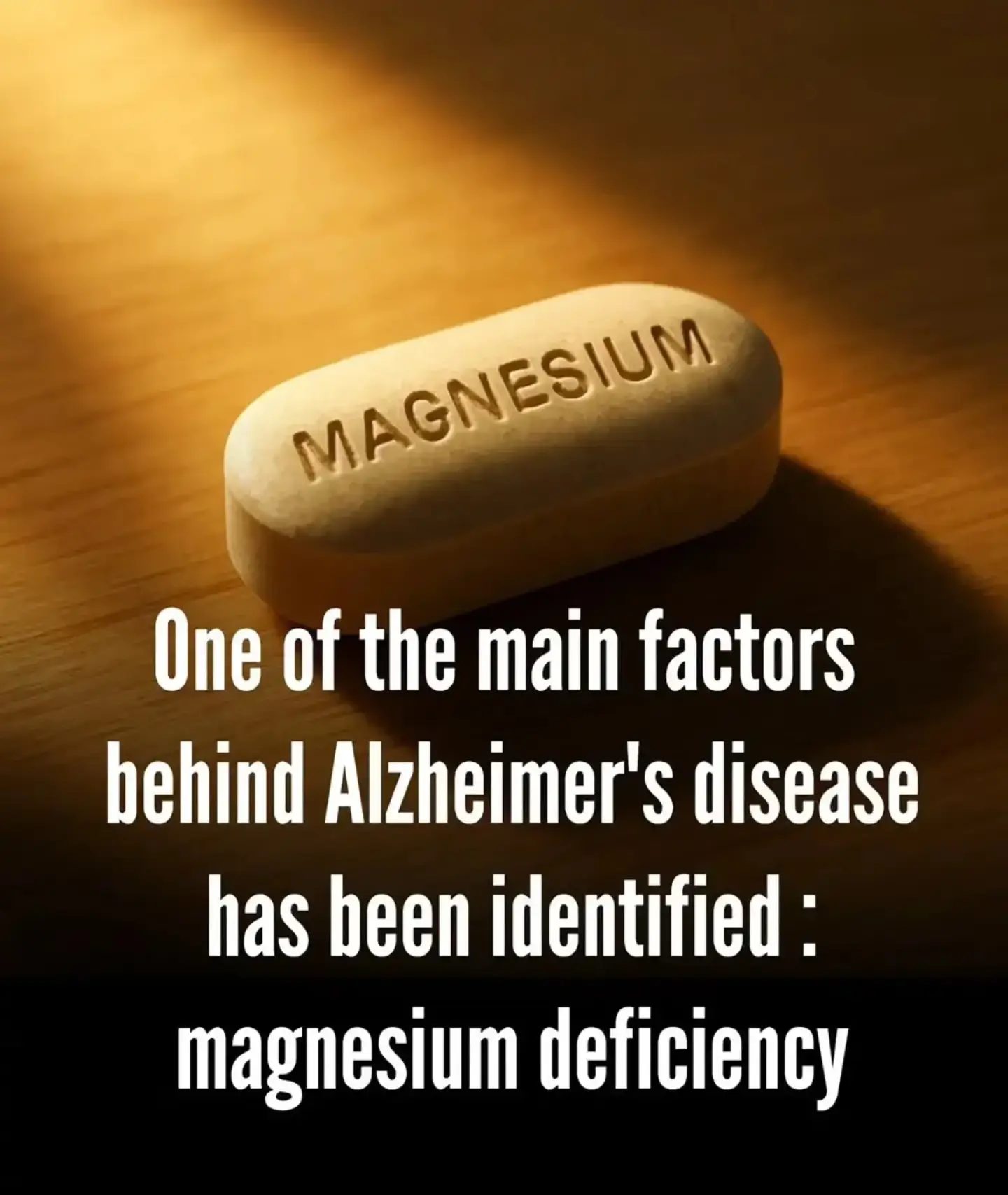 Magnesium Deficiency Linked to Increased Alzheimer's Risk
