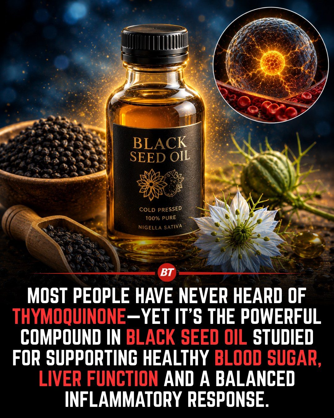 Discover Thymoquinone: The Key to Black Seed Oil's Metabolic Benefits