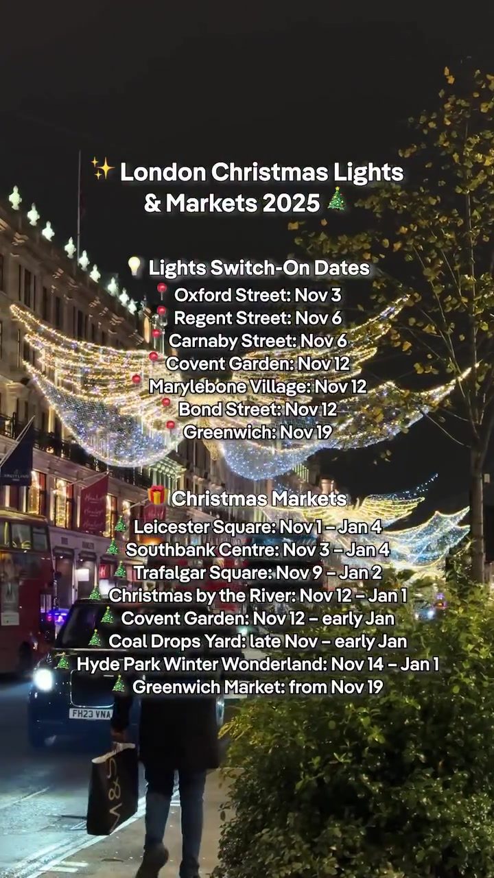 Plan Your London Christmas: Lights and Markets 2025