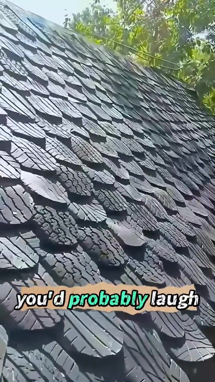 Creating Roofs from Old Tires: A Sustainable Solution