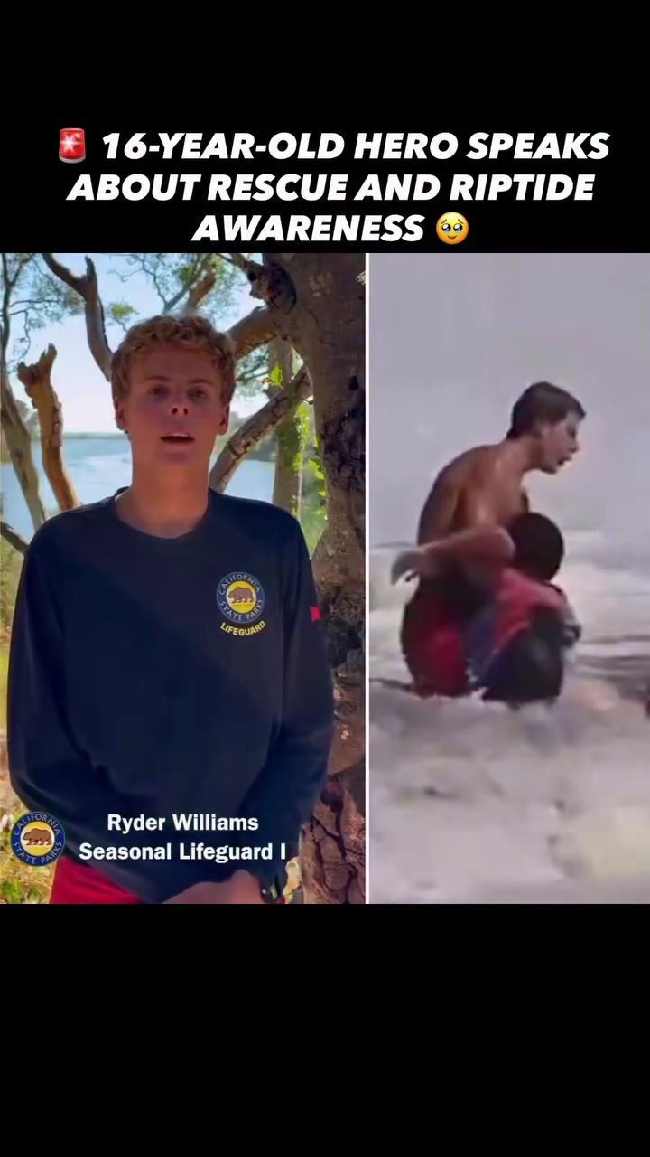16-Year-Old Lifeguard Shares Rescue Experience and Rip Current Tips