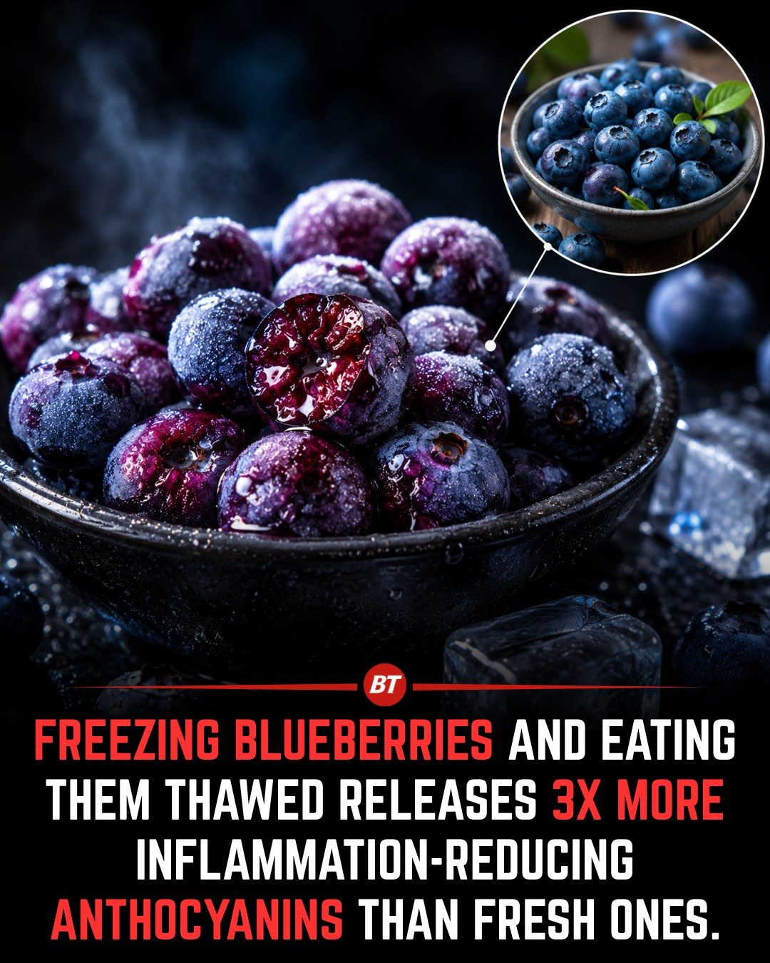 Boost Blueberry Benefits by Freezing: 3x More Antioxidants