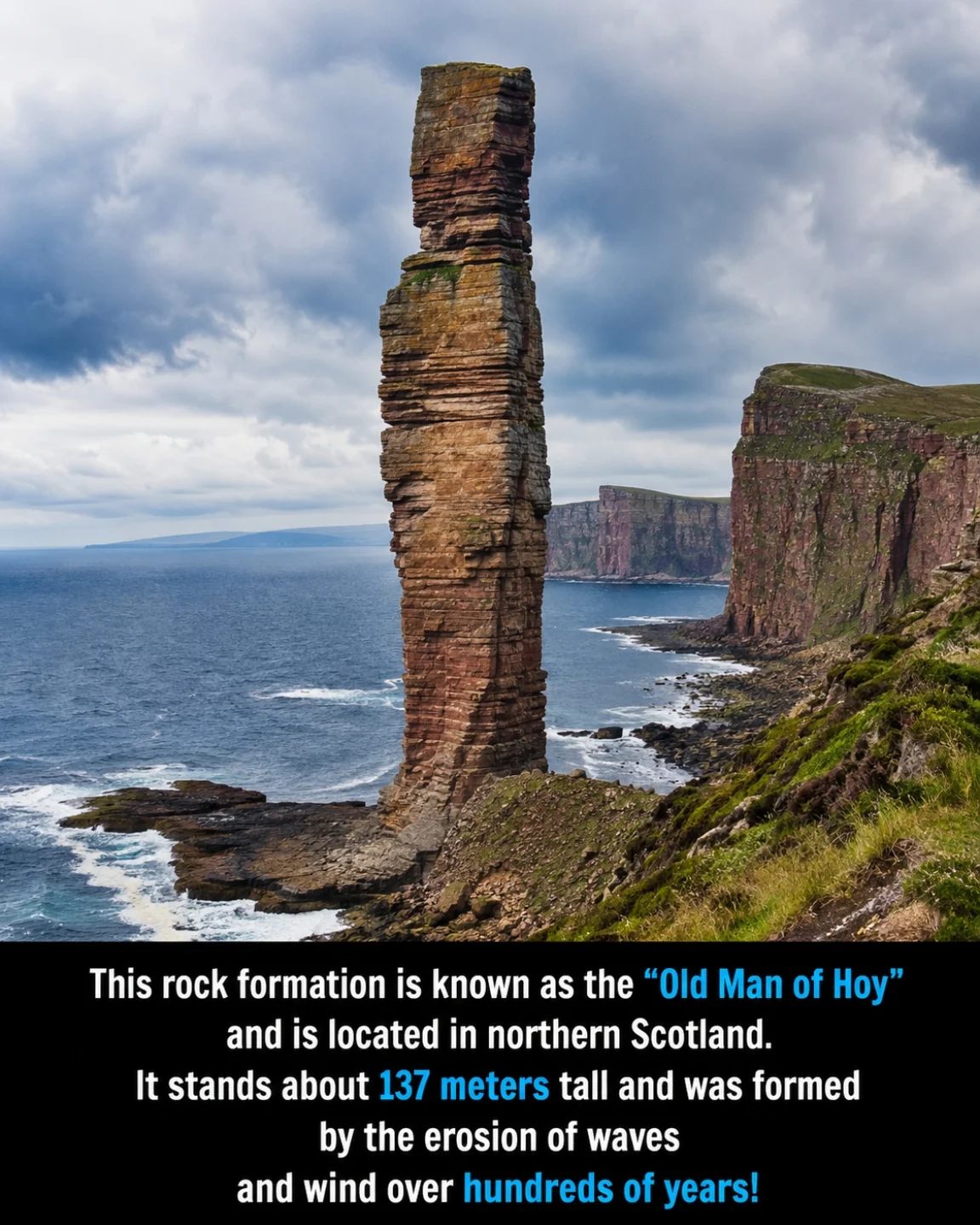 Exploring the Old Man of Hoy Rock Formation in Scotland