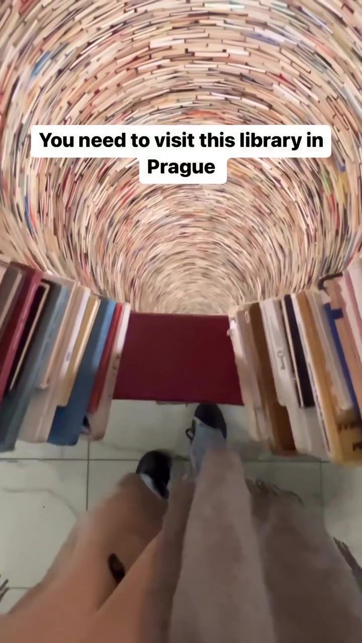 Optical Illusion: Prague's Infinity Book Tower