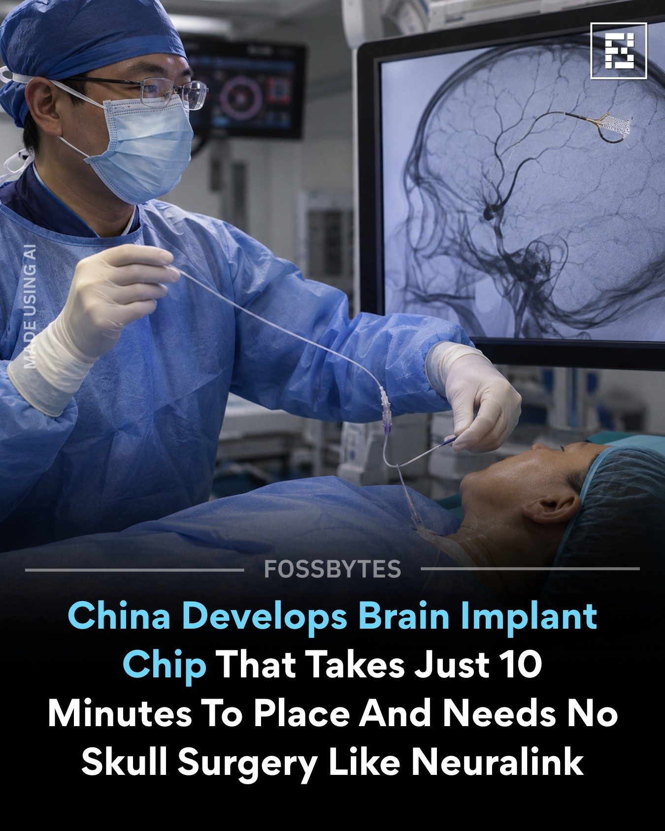 China's New Brain Implant Tech Avoids Skull Surgery