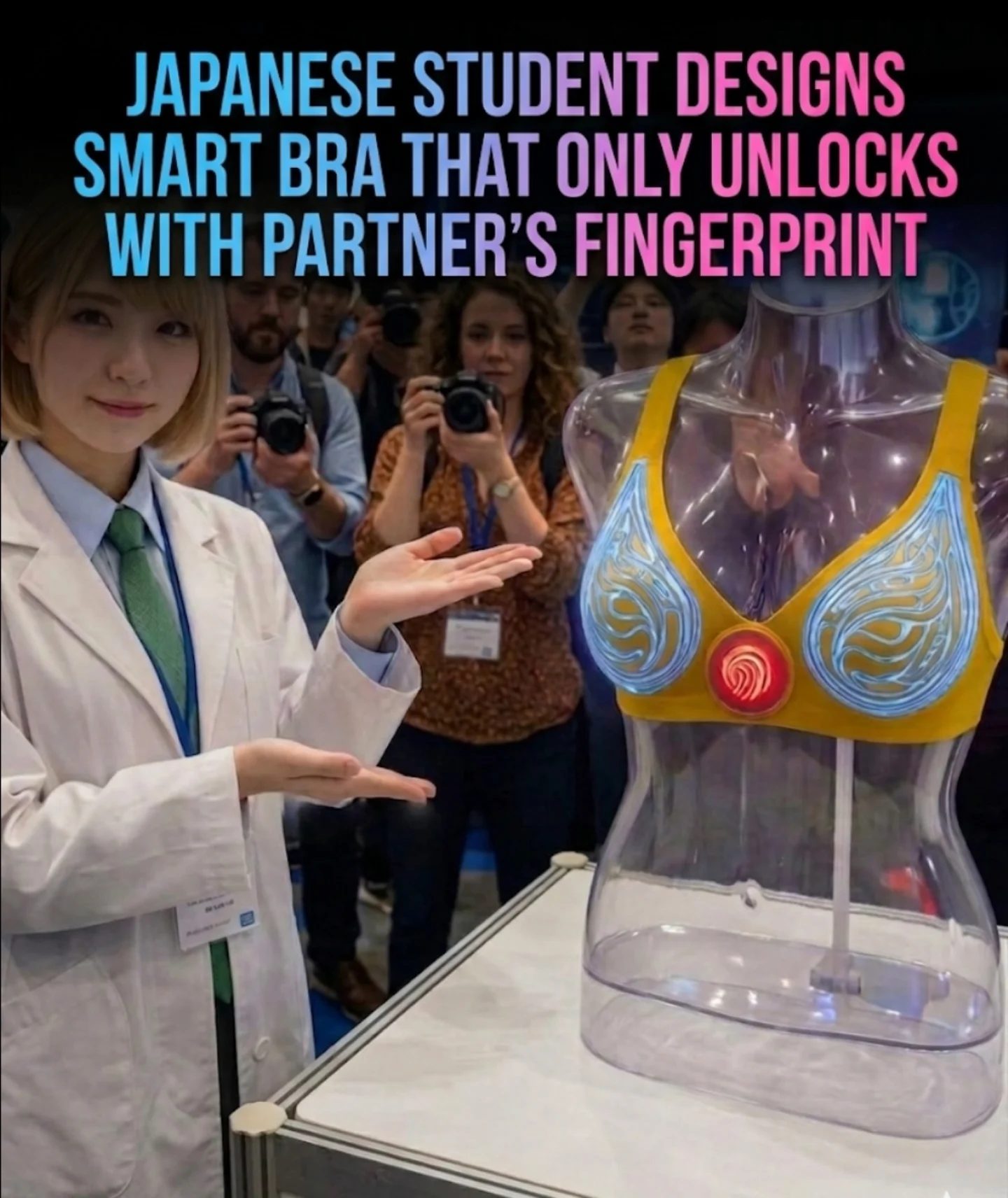 Japanese Student Unveils Secure Fingerprint Bra