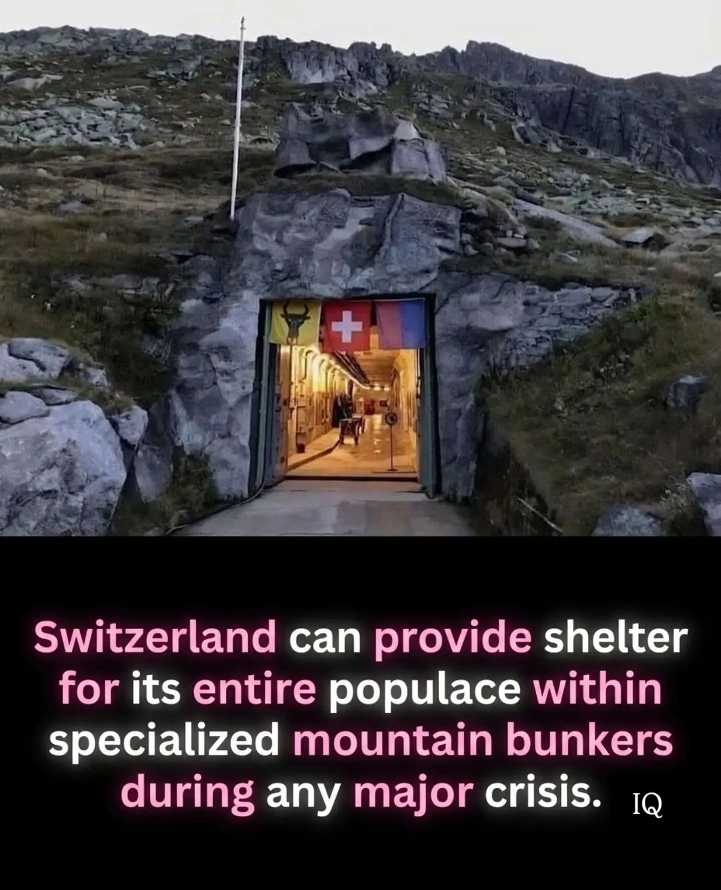 Switzerland's Underground Fortresses: Sheltering the Entire Population
