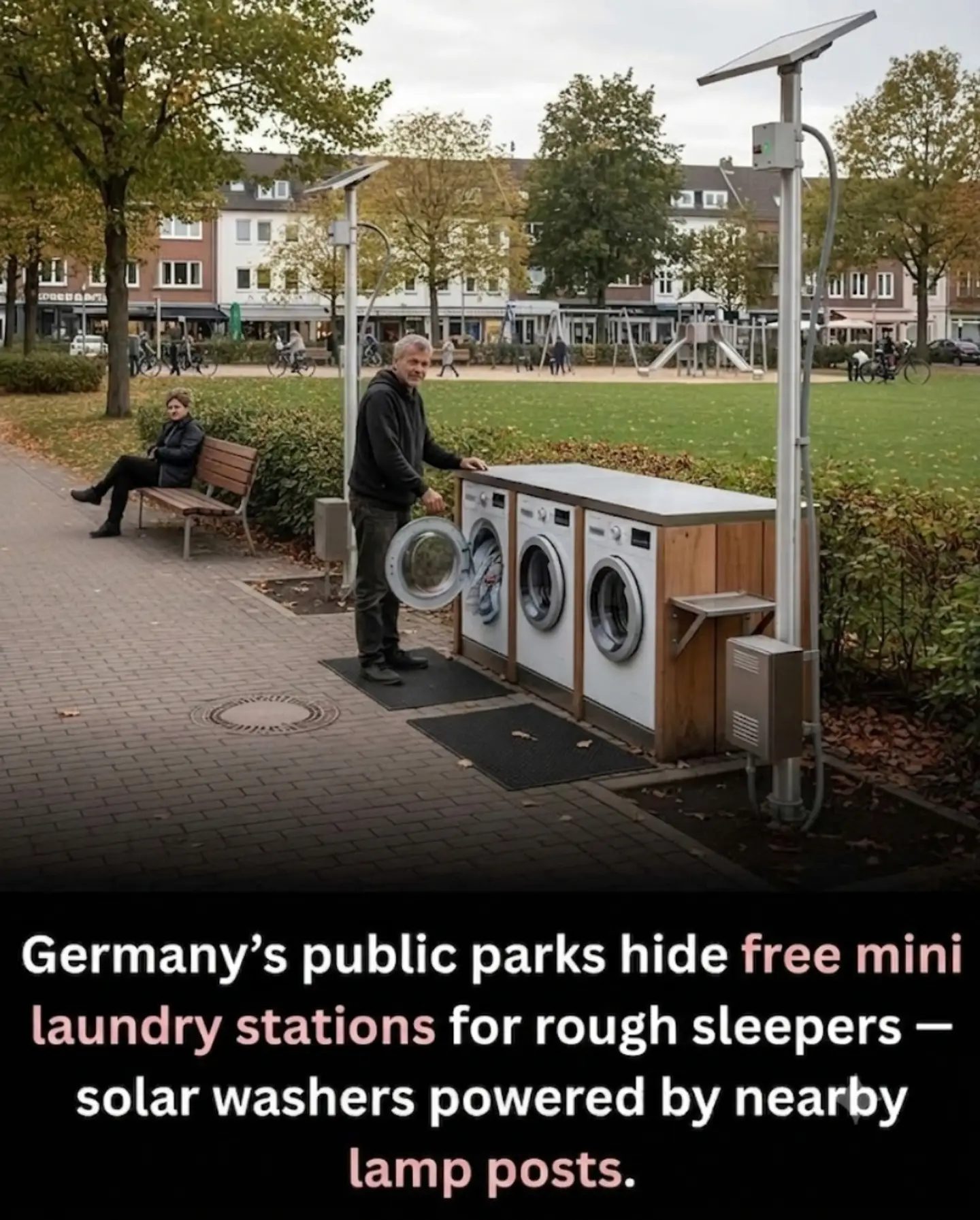 Germany's Solar-Powered Laundry Stations for Homeless