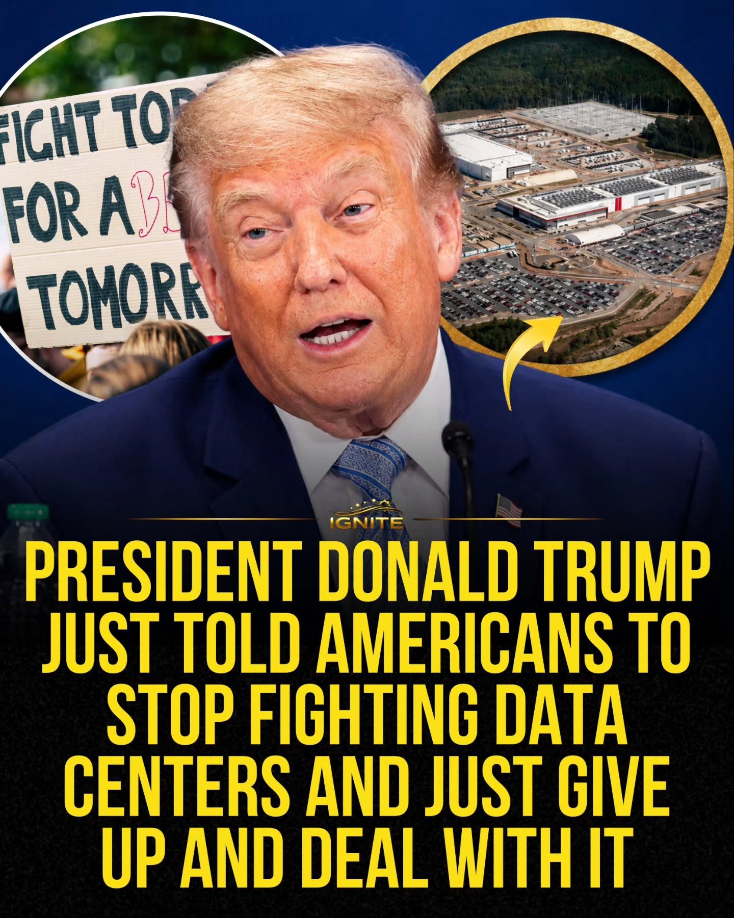 Trump Urges Americans to Embrace AI Data Centers