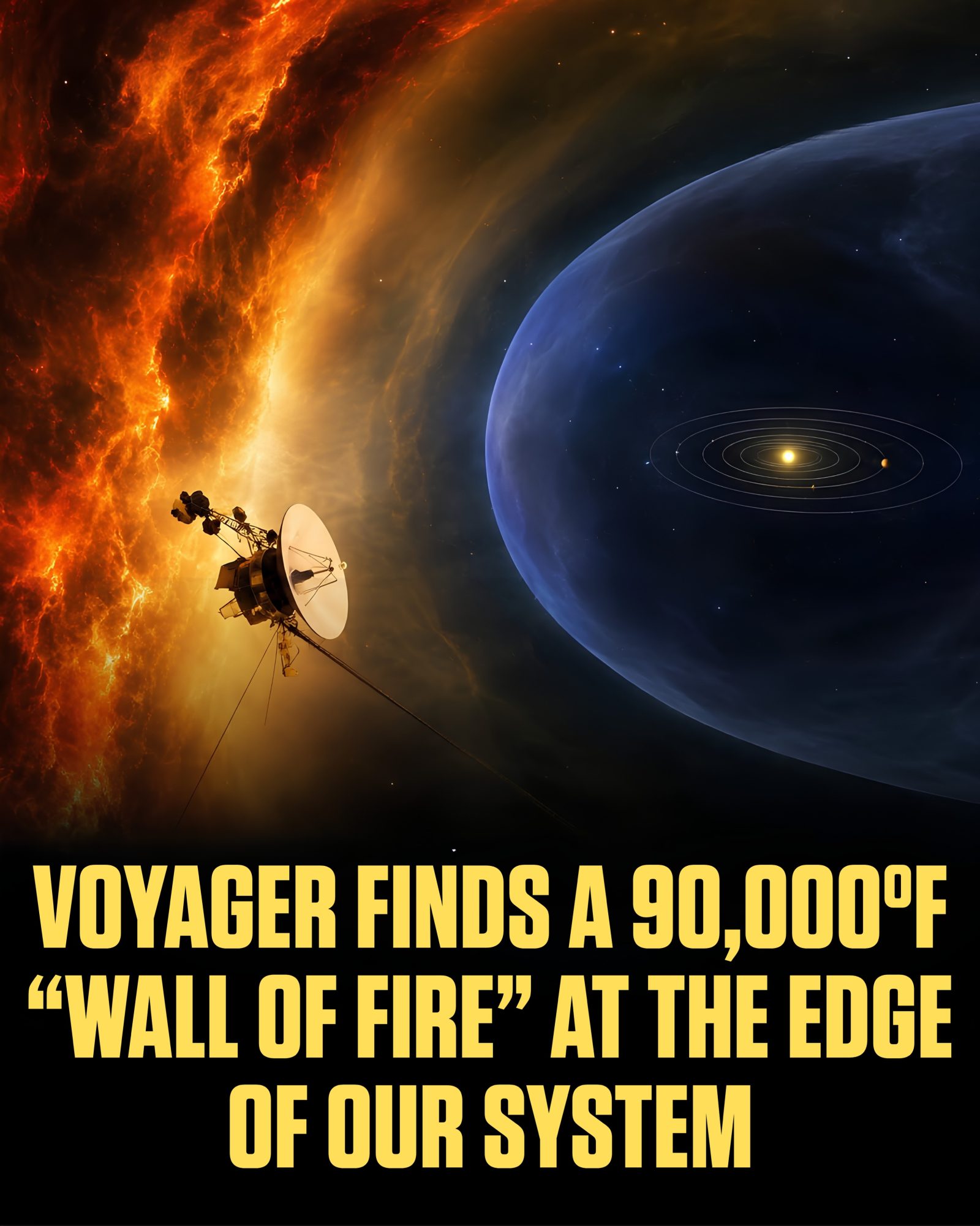 Voyager Probes Discover 'Wall of Fire' at Solar System's Edge
