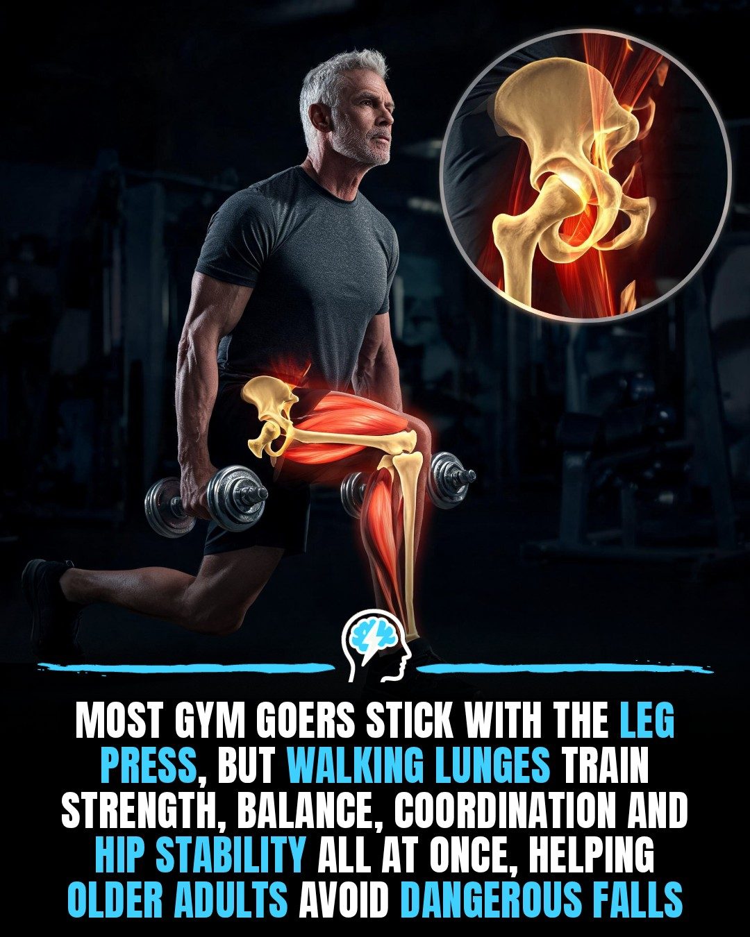 Walking Lunges: Boost Strength, Balance and Prevent Falls.