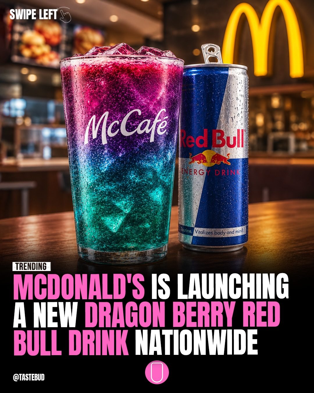 McDonald's Dragon Berry Red Bull: A New Energy Drink Launch