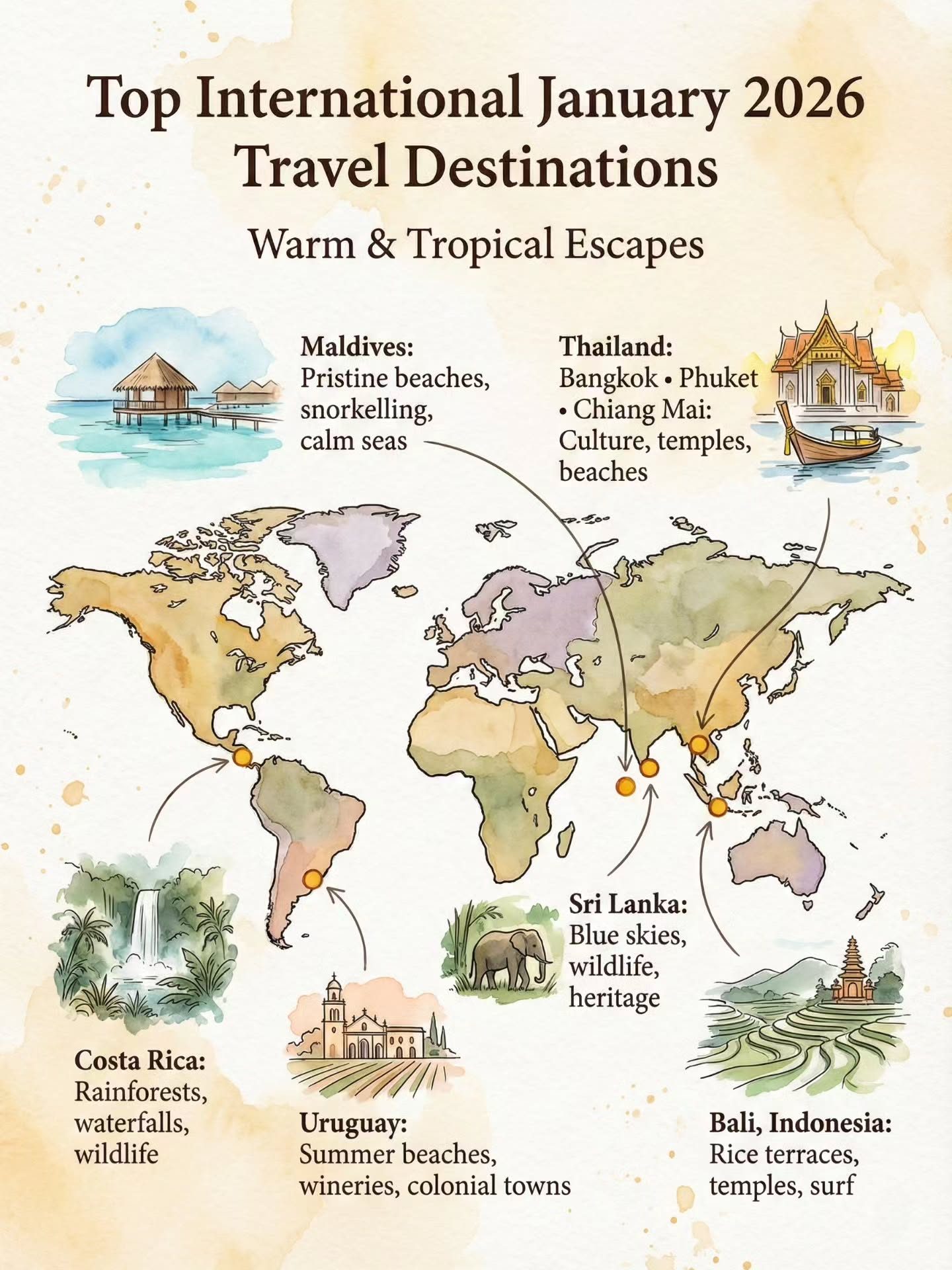 Discover Top Travel Destinations for January 2026