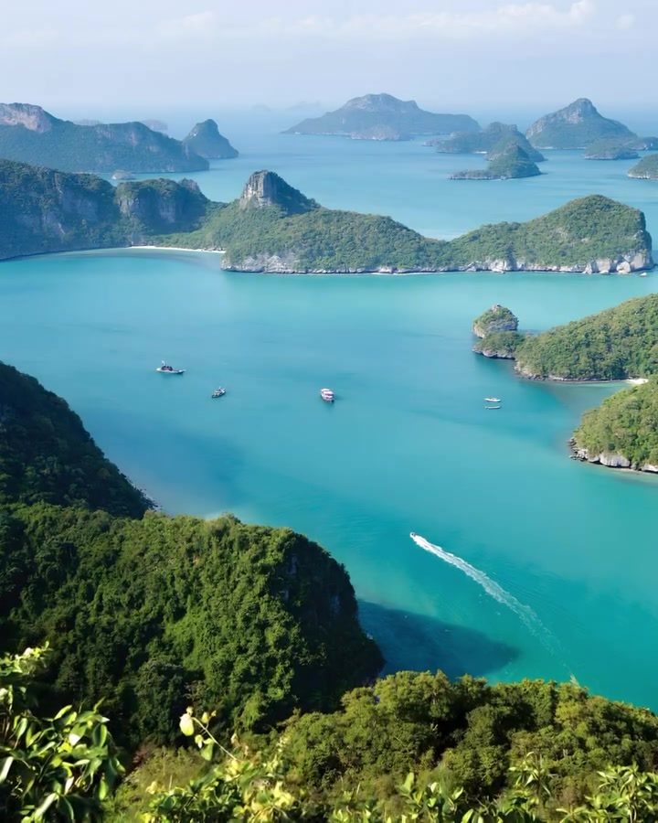 Tropical Paradise: Aerial Views of Island Oases