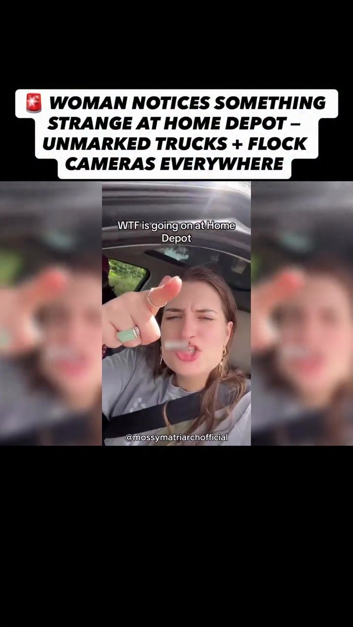 Unmarked Trucks and Mysterious Cameras at Home Depot