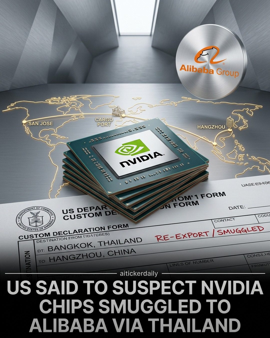 NVIDIA Chips: US-China Smuggling via Thailand Alibaba