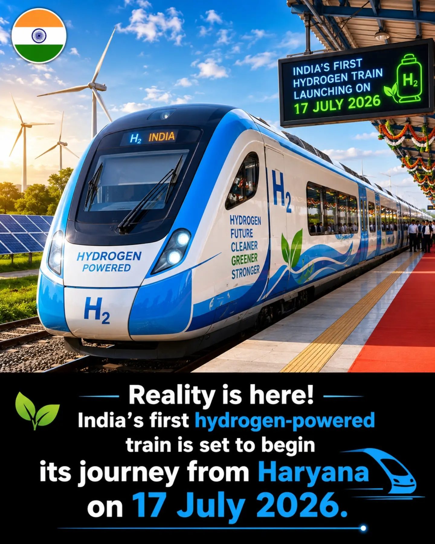 India's Hydrogen Train Revolution: Launching July 2026