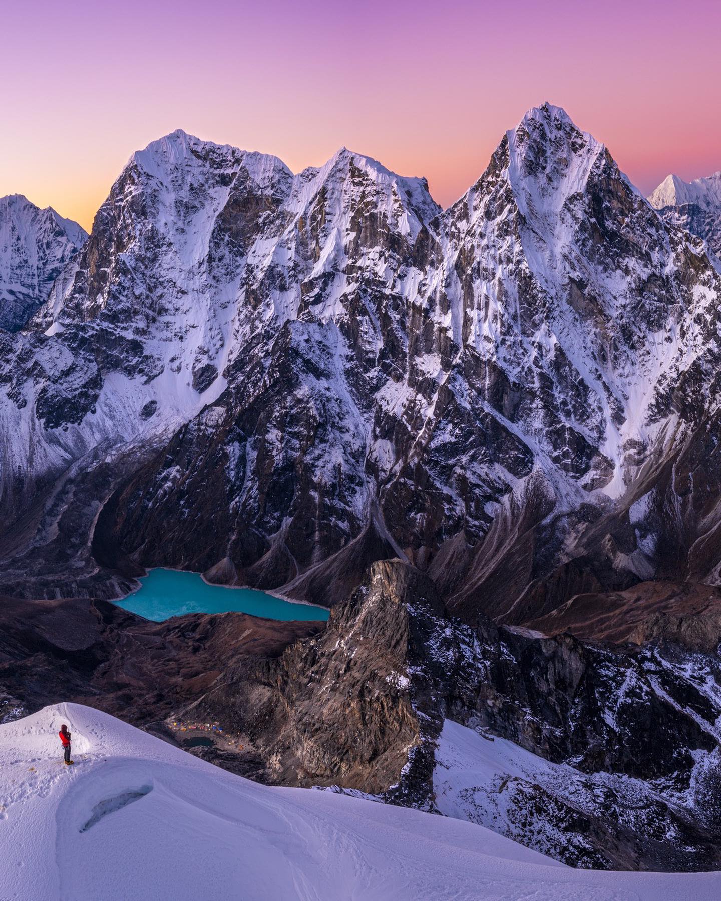Mountain Landscape Photography: Sunrise, Snow, and Scale