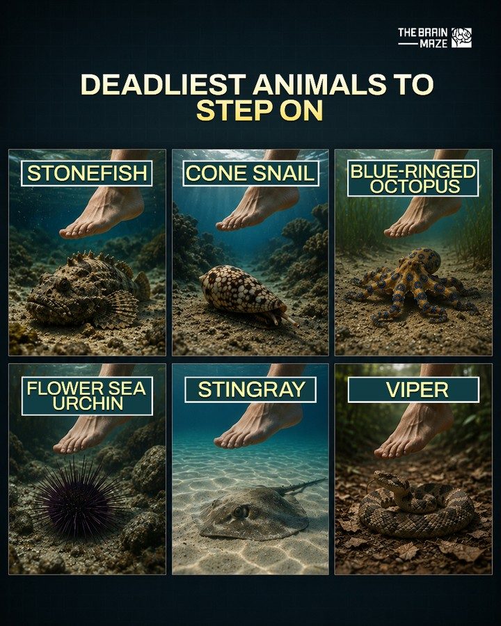 Top 7 Deadliest Underwater Animals to Avoid While Stepping